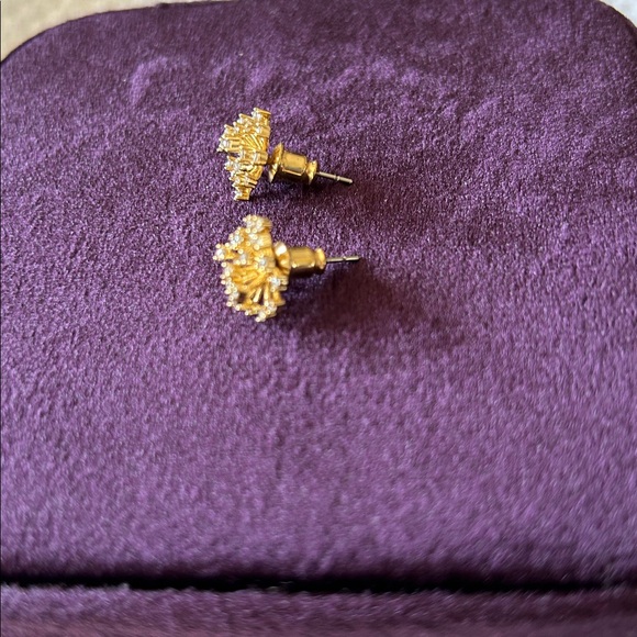 Gold earrings - Picture 2 of 2